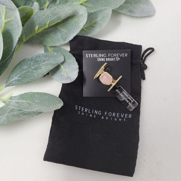 STERLING FOREVER Shine Bright Rose Quartz Ring Size 7 NWT - Picture 4 of 8